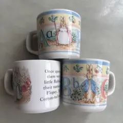 WEDGWOODピーターラビット マグカップ 陶器製 3個セット