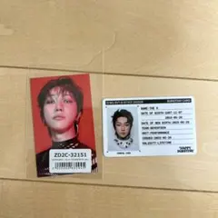 ディエイト ユニバ特典 、IDカード HAPPY BURSTDAY