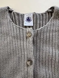 プチバトー　ニットカーディガン　Petit Bateau