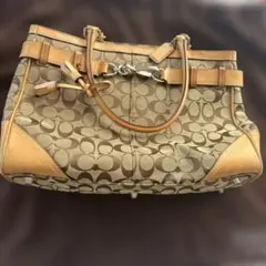 COACH コーチハンプトンズシグネチャーキャリーオール(型番: F13065） COACH コーチハンプトンズシグネチャーキャリーオール(型番: F13065