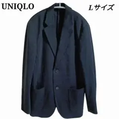 ユニクロ コンフォート 2Bジャケット ネイビー Lサイズ 311-449621