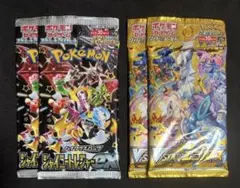 vstarユニバース シャイニートレジャー　計4パック　未開封　ポケモンカード