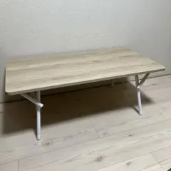 ニトリ こたつテーブル ローテーブル 80×60cm ホワイト ナチュラル