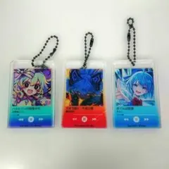 東方project アクリルキーホルダー　ダイソー　妹紅　こいし　チルノ