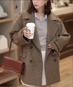 週末値下げ！【FREE'S MART】2WAYメルトンPコート