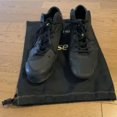 アシックス　硬式野球　スパイク　黒　P皮付き　29.5