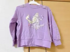 新品タグ付き♡♡ラプンツェル トレーナー 110裏毛リボン ディズニープリンセス