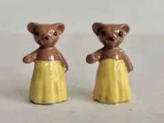 ⑨HAGEN RENAKER ヘイゲン リネカー テディベア ママベア 2体