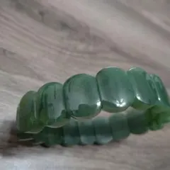 天然石 緑色 ビーズブレスレット
