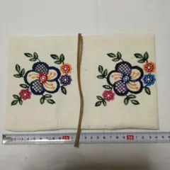 ブックカバー BOOKカバー 文庫本 ハンドメイド 手作り 型染 染色 花柄