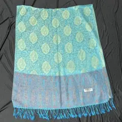 美品PASHMINA 100%カシミヤ ストール　大判