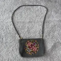 FEILER ショルダーバッグ 花柄 グレーのサムネイル
