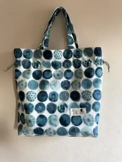 巾着型トートバッグ