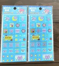 BETTY'S BLUE シールセット ブルー 2枚のサムネイル