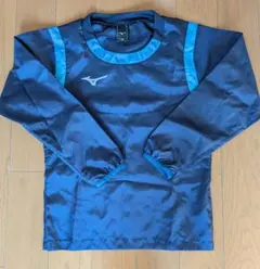 【新品未使用】Mizuno ネイビー 長袖ピステ 130 ウィンドブレーカー