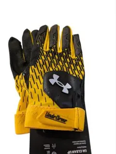 Under Armour バッティング用手袋 XL 黒/黄