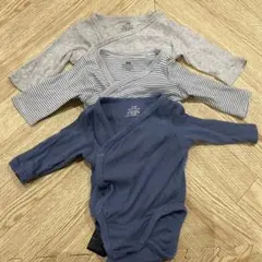 H&M オーガニックコットン ベビー肌着 3枚セット