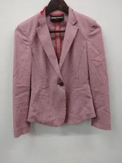 (13) EMPORIO ARMANI テーラードジャケット レッドのサムネイル