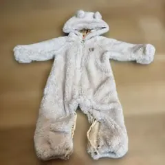 【美品】Hot Biscuits フリースロンパース　ジャンプスーツ