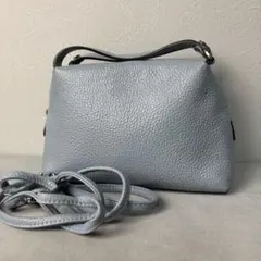 ジャンニキャリーニ ショルダーバッグ レザー シボ革 アリファS