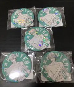 ハンターハンター　オールスター缶バッジ グリードアイランド編 ヒソカ　5個