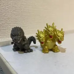 ゴジラバスボール　キングギドラ　ゴジラ　2体セット　フィギュア