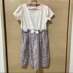 キャサリンコテージ　花柄　半袖　ワンピース　130