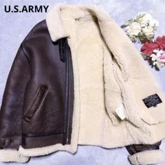 U.S.ARMY B-3 フライトジャケット リアルムートン メンズ M