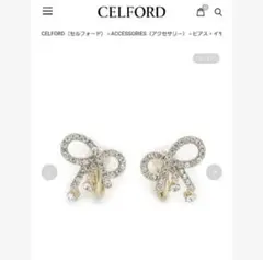 リボン イヤリング