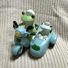 カエルのコポー バイクでお出かけするコポタロウとコポミ