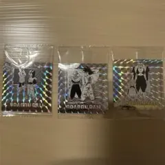 ドラゴンボール　ホログラム&箔仕様　ウエハースシール3枚