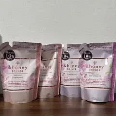 【新品】&honey sakuraディープモイスト シャンプー トリートメント桜のサムネイル