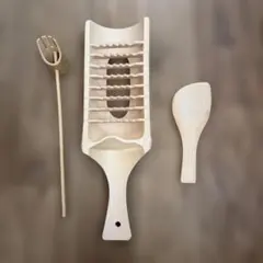 調理器具セット　大根おろし　素麺をすくうやつ　しゃもじ　鬼おろし