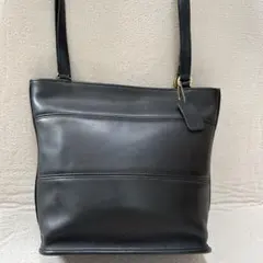 【COACH】オールドコーチ　トートバッグ　レザー　黒　 【美品】のサムネイル