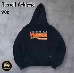 90sラッセルWHLアイスホッケーリーグパーカー極フェードスウェット雰囲気系のサムネイル