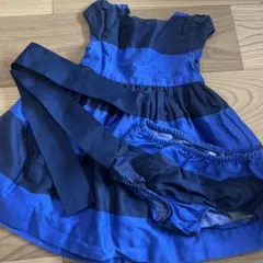 ラルフローレン　ワンピース　青　12m 80