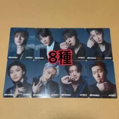ATEEZ クリアトレカ　8種　HMV birthday 3