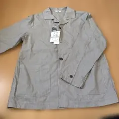 GLOBAL WORK ストライプ カバーオール Mサイズ　ストライプジャケット