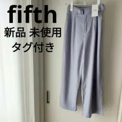 新品 未使用 タグ付き❁ fifthフィフス❁ ベルト付き パンツ❁ブルー❁ Мのサムネイル