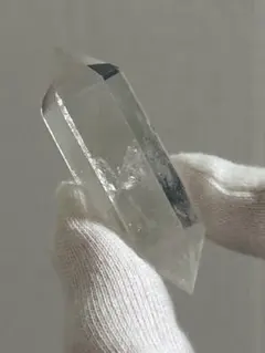 水晶　ダブルポイント　原石