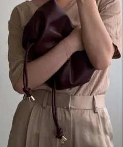slobe iena 3way スムース巾着バッグのサムネイル