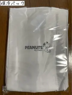 【新品】スヌーピー クーラーバック　自立式保冷バッグ ファスナー式 白