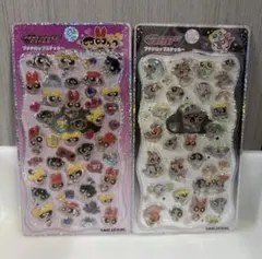 新品 パワーパフガールズ プチドロップステッカー 2枚セット