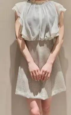 【完売商品】snidel♡シアードッキングミニワンピース