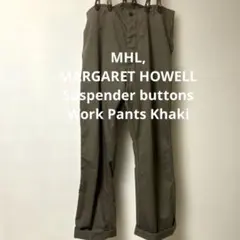 MHL, Suspender buttons Work Pants Khakiのサムネイル