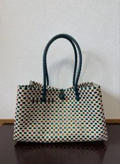 未使用 Lady Paola レディパオラ メルカドバッグ メキシコ カゴバッグ