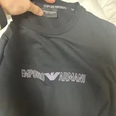 EMPORIO ARMANI ブラック Tシャツ