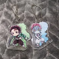 炭治郎・猗窩座 アクリルキーホルダー