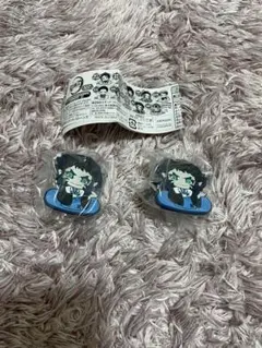 鬼滅の刃 ガチャ キャラばんちょうこう ヘアクリップ 獪岳 2点