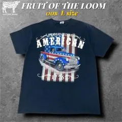 00sフルーツオブザルーム　BIGプリントTシャツ　実寸L アメ車 ホットロッド
